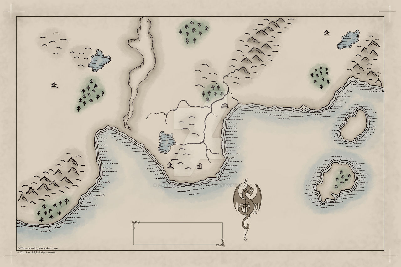 Deviantart Color Map Region Map Design 4 color version by Caffeinated-Kitty on DeviantArt