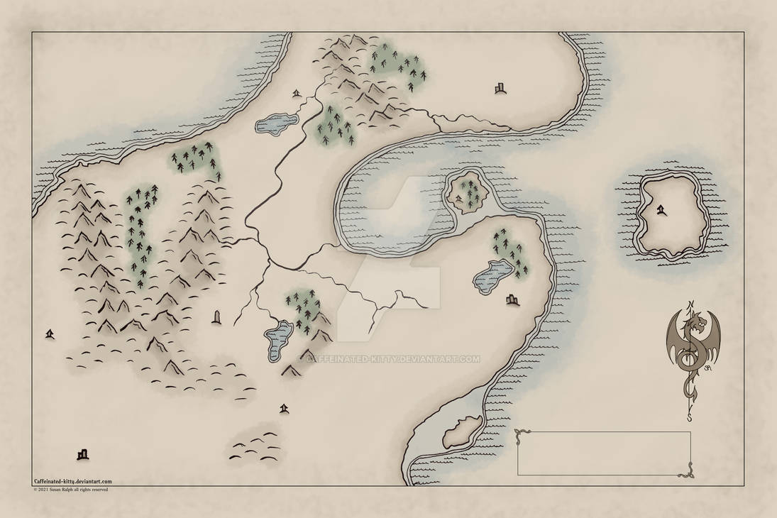 Region Map Design 8 color by Caffeinated-Kitty on DeviantArt