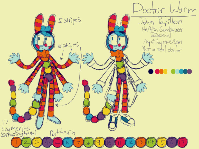 Doctor Worm Ref by KalmiaDreams on DeviantArt