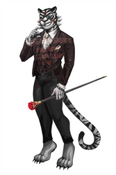 Full-body commission: evil tiger