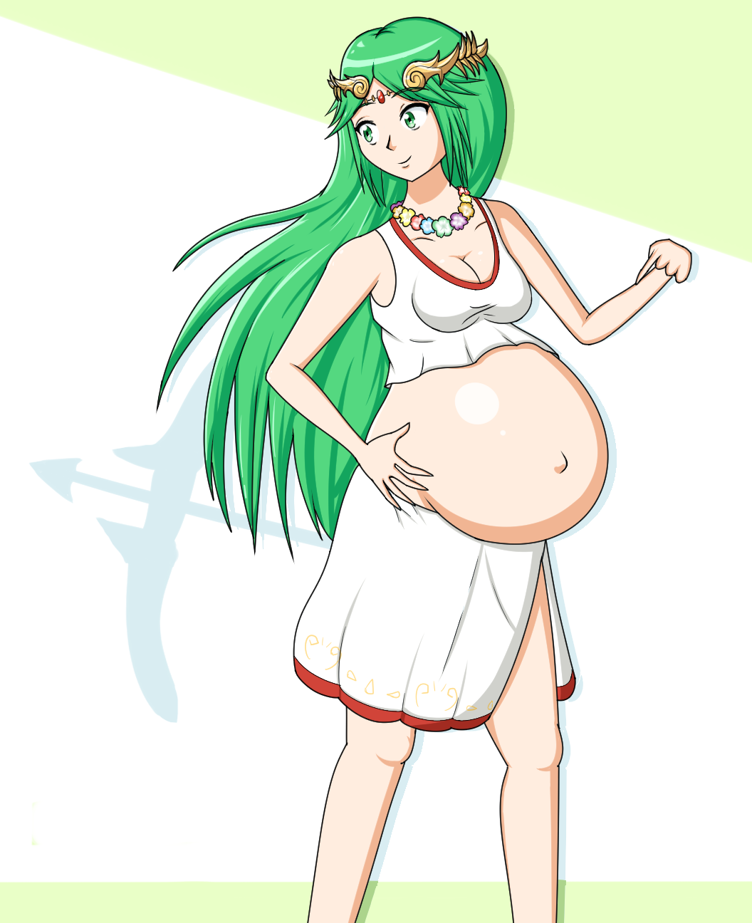 Palutena's Vacation Belly