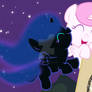 Helping Nightmare Moon Raise the Moon