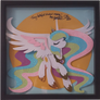 Princess Celestia Shadow Box SIGNED