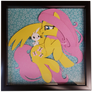 FOR SALE~ Fluttershy with Angel Bunny Shadow Box