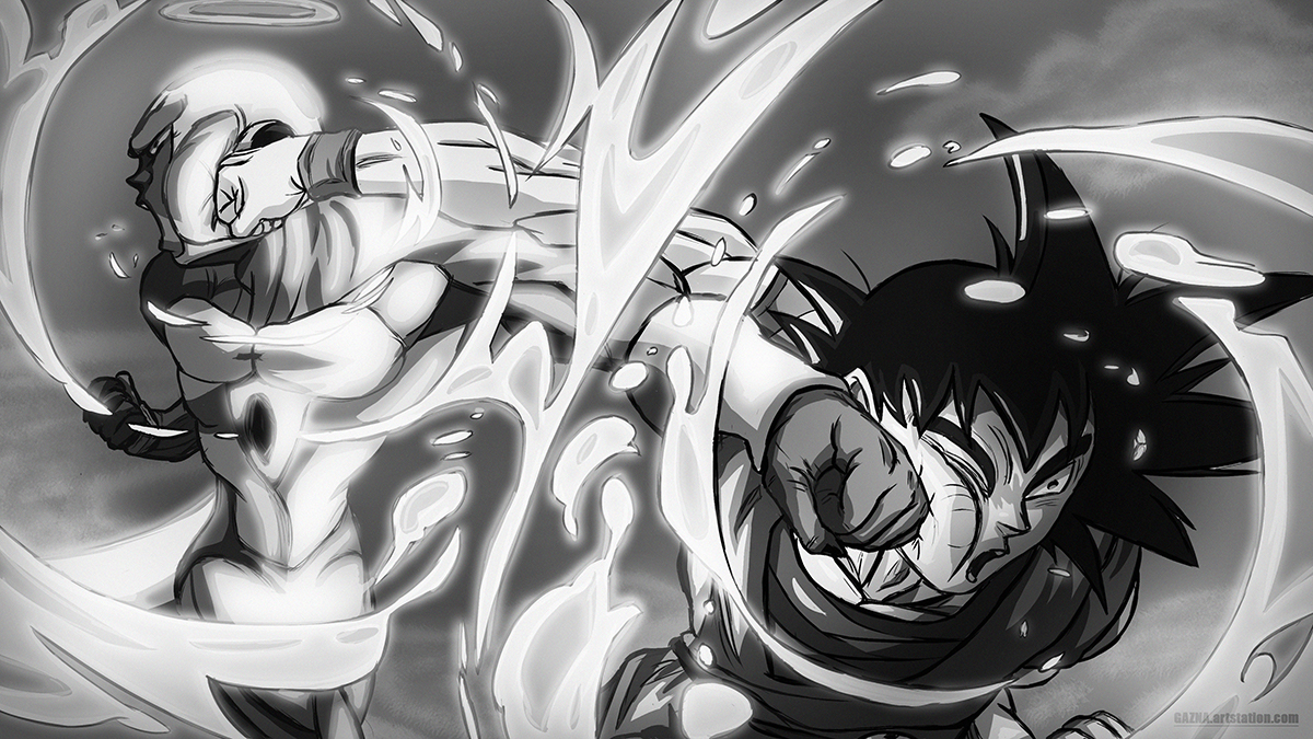 Goku VS Frieza (Dragon Ball Super) by Gazna on DeviantArt Goku VS Frieza (Dragon Ball Super) by Gazna on DeviantArt