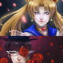 Sailor Moon and Tuxedo Mask