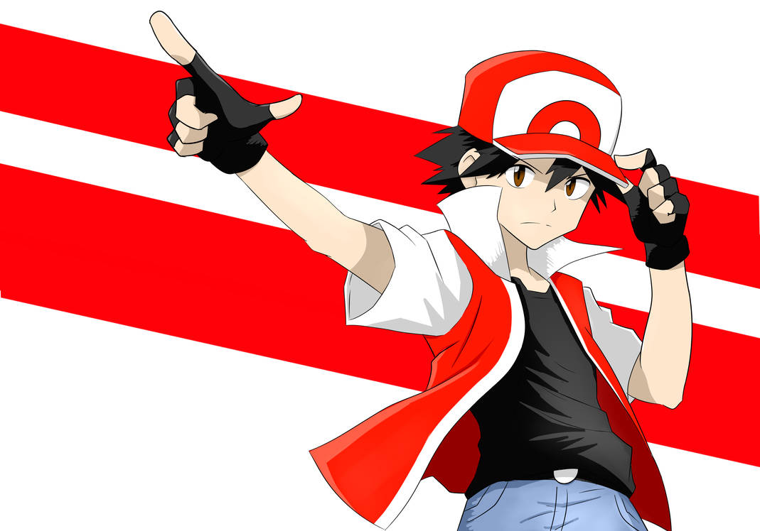 Pokemon - RED by kumati-art on DeviantArt