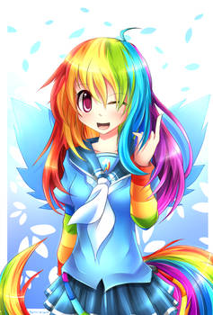 MLP Gakusei : Rainbow Dash