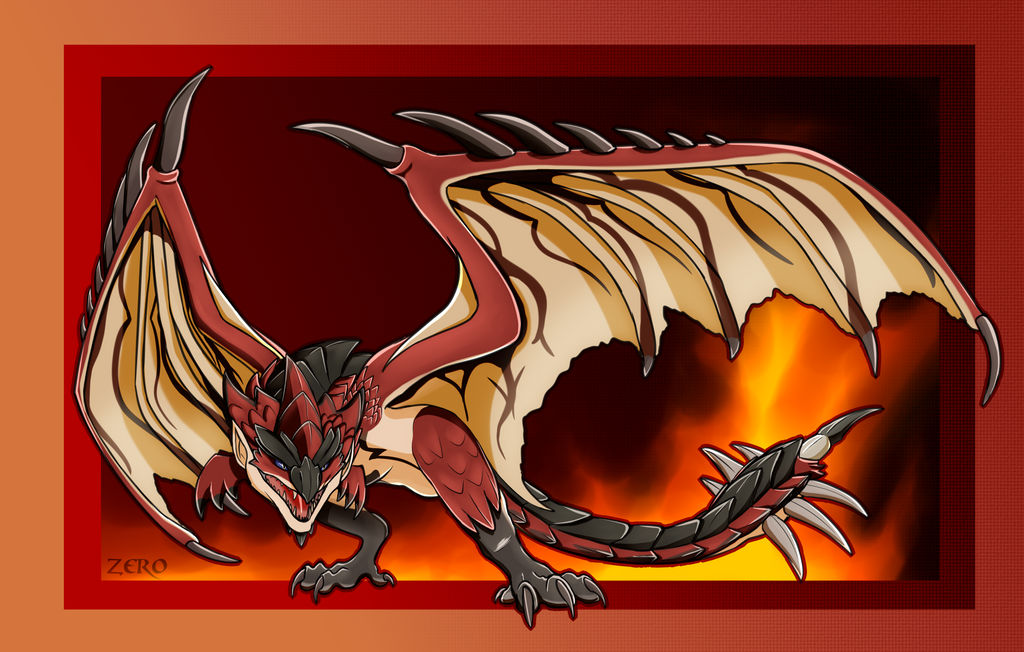 Rathalos |MH by ZeroIntoner on DeviantArt