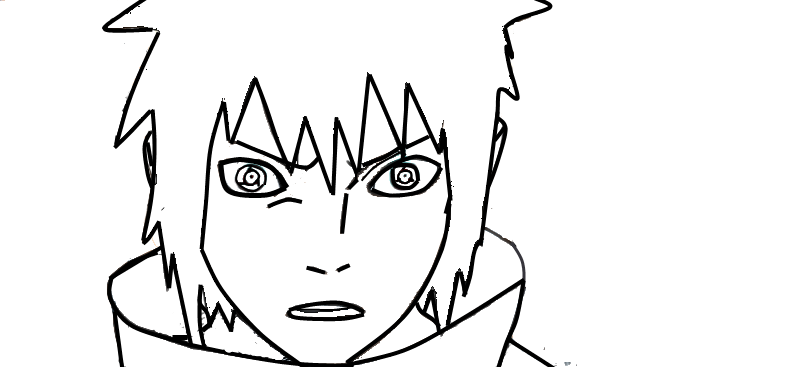 Sasuke Line Trace Naruto Manga 581 - Sasuke Line Art by AkatsukiSasuke1102 on DeviantArt