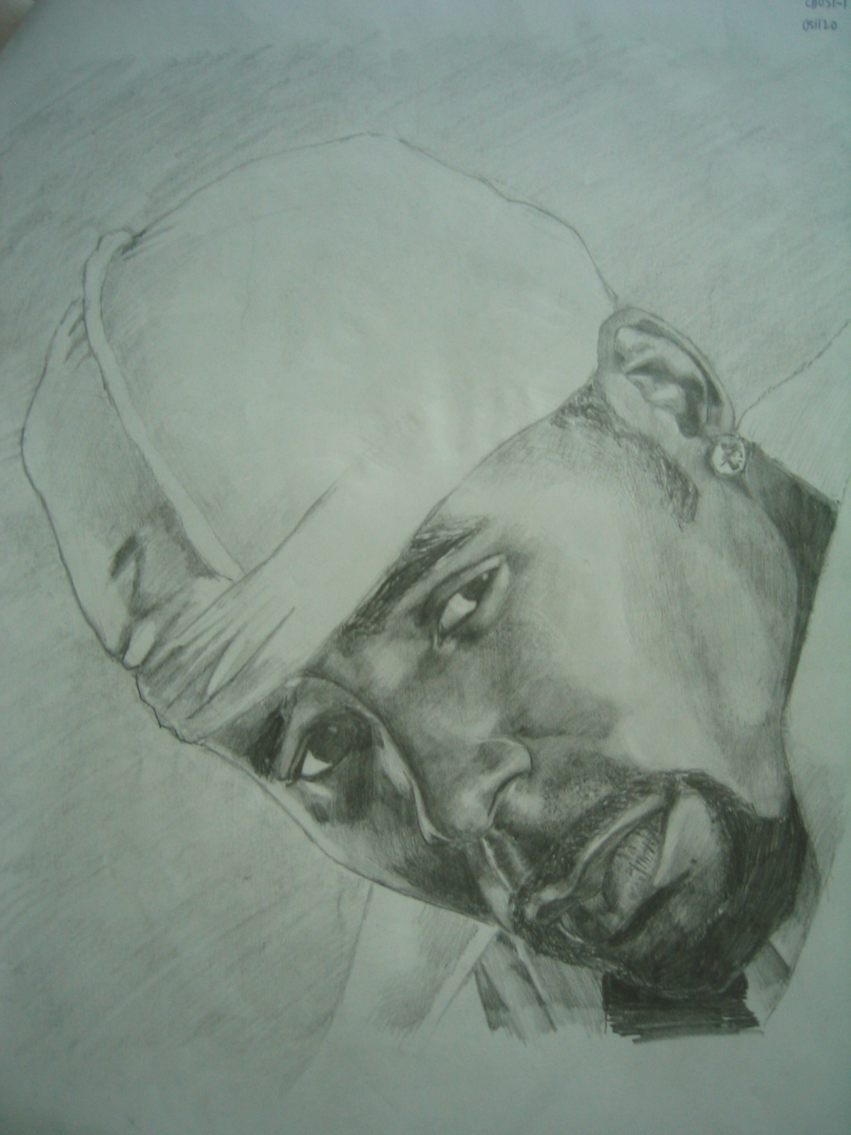 Pencil drawing of r kelly by sketchboy87