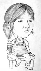 Caricature Of College Student