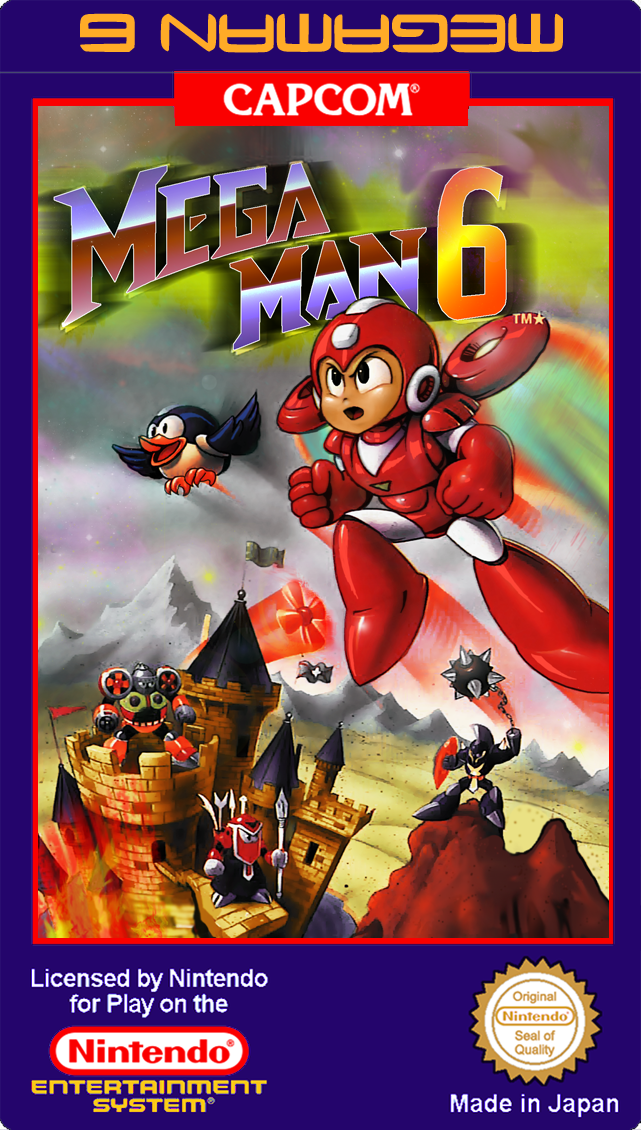 Megaman 6 NES Custom Label by nio107 on DeviantArt