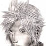 Cloud Strife - Pencil Drawing