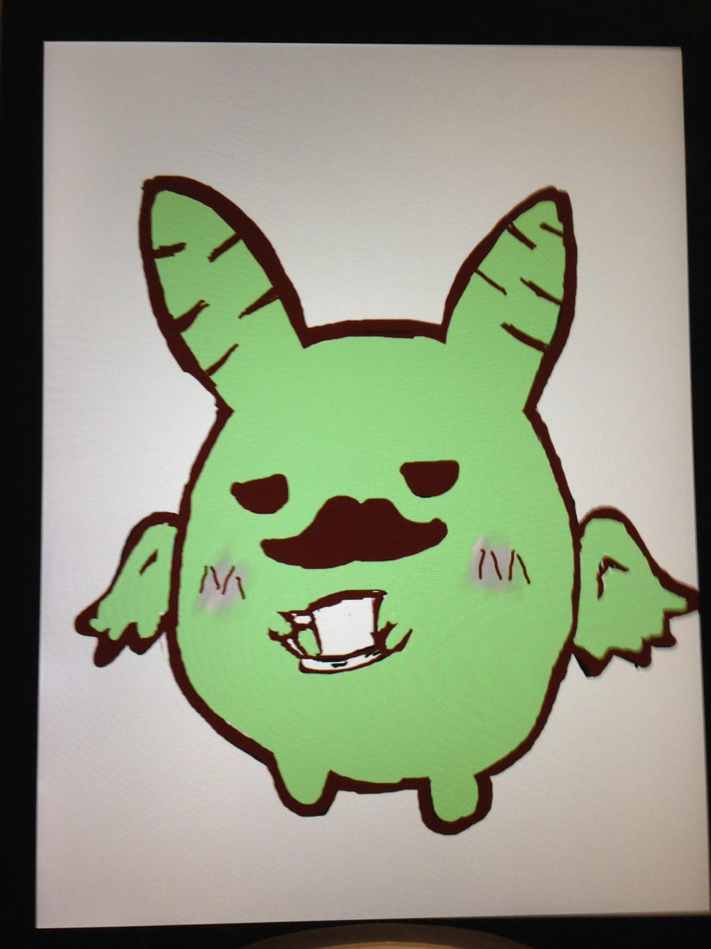 Flying Mint Bunny by CameriaMan on DeviantArt