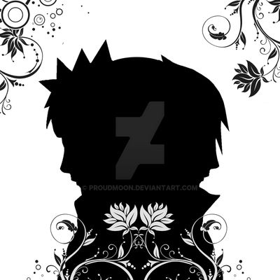 Anime Print Naruto And Sasuke Black And White By Proudmoon On Deviantart