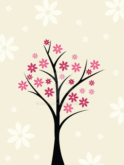 Flower Tree Print