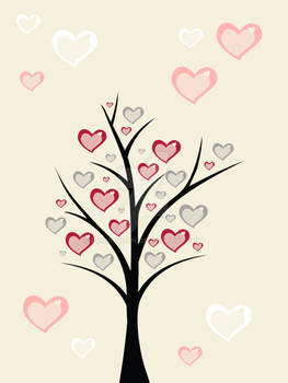 Hearts Tree