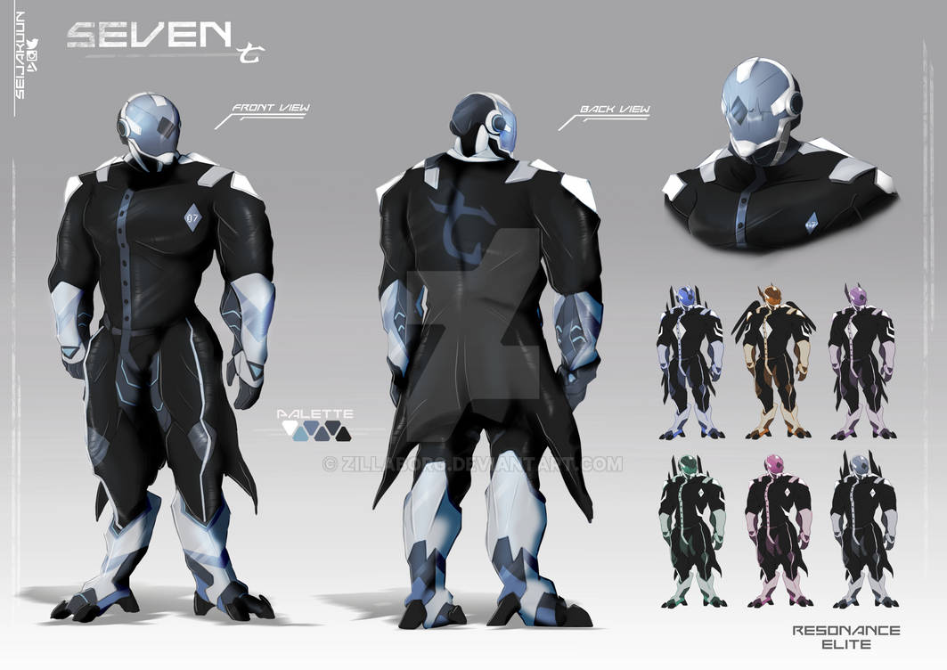 Seven Character Reference (Degree Work) by Zillaborg on DeviantArt