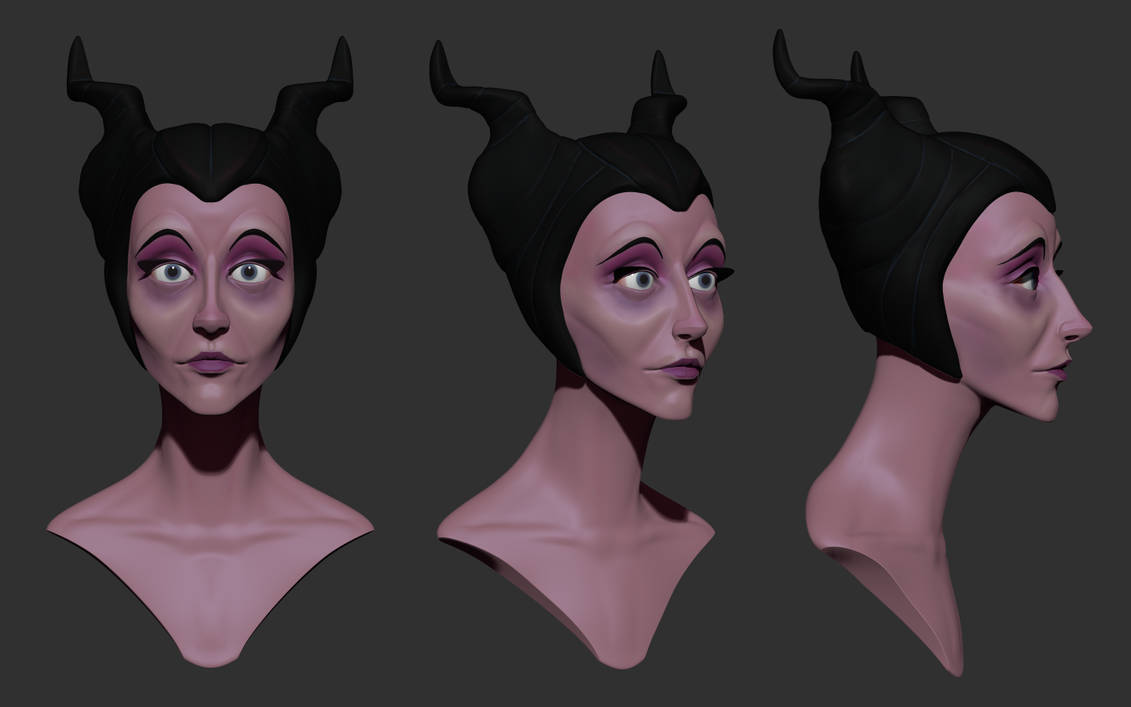 Maleficent Sculpt by art-merc