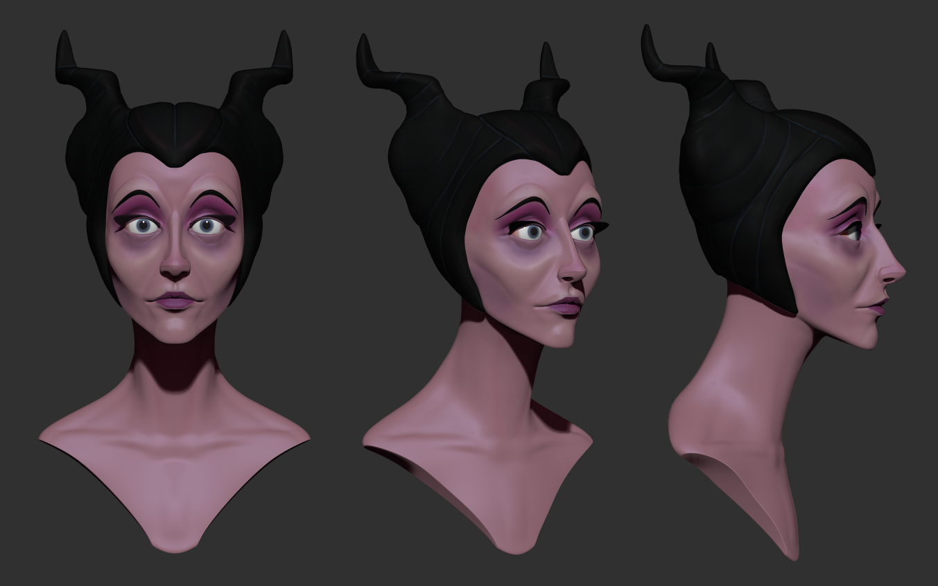 Maleficent Sculpt