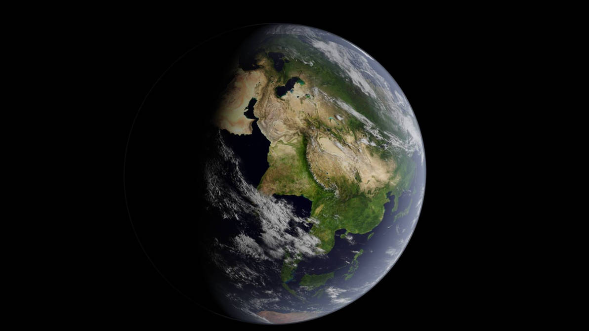 Earth Real Rendering Earth 3D Render 1 by art-merc on DeviantArt