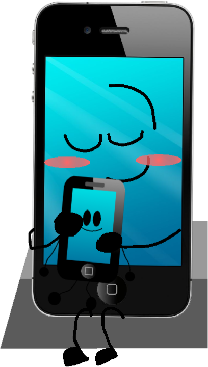 MePhone4 hugging a MePhone4 Plushie (II Fanart) by SpikyDangerousFlower ...