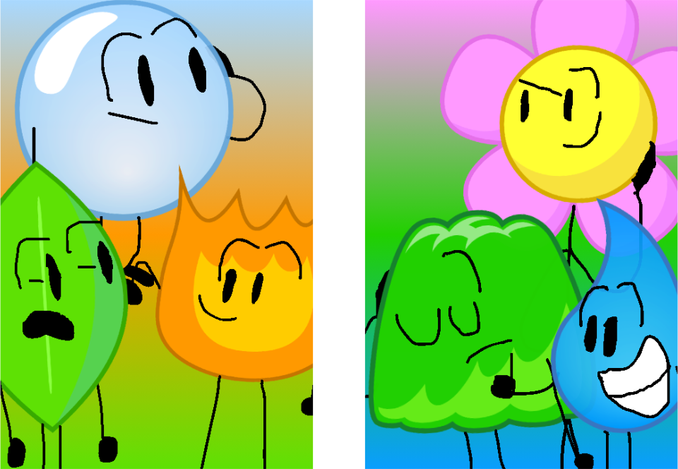 Final 3 of Each Season (BFDI/BFB Fanart) by SpikyDangerousFlower on ...