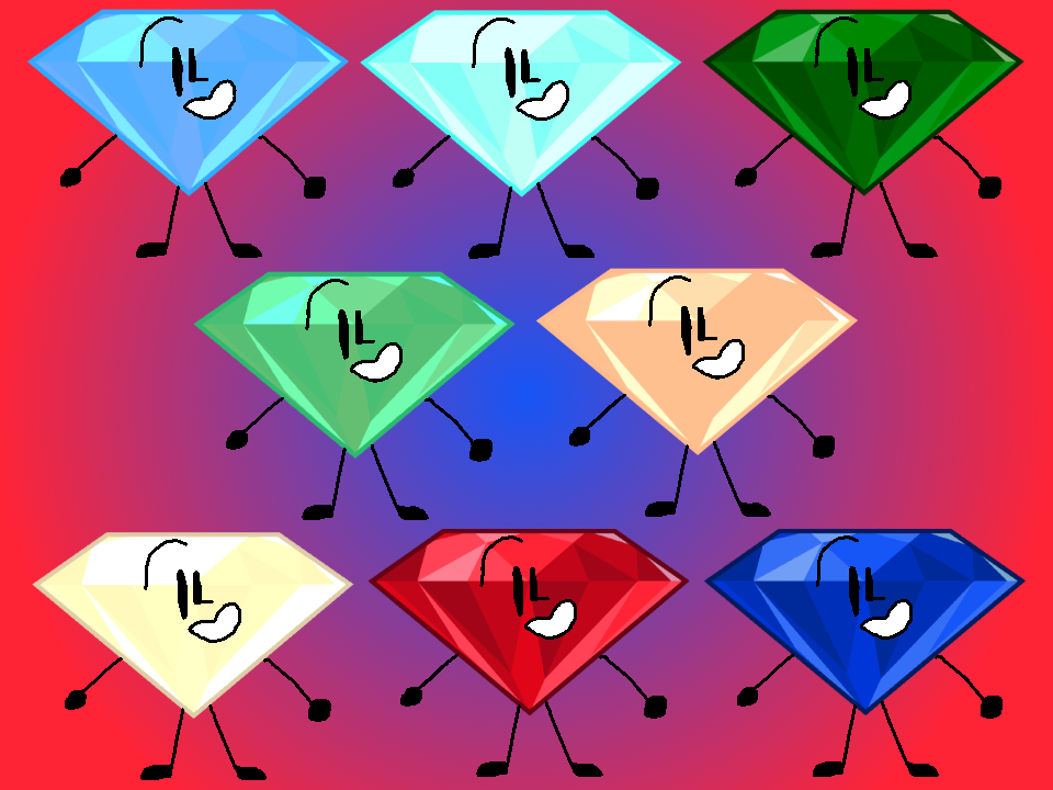 Ruby and her Recommended Sisters (BFDI) by SpikyDangerousFlower on ...