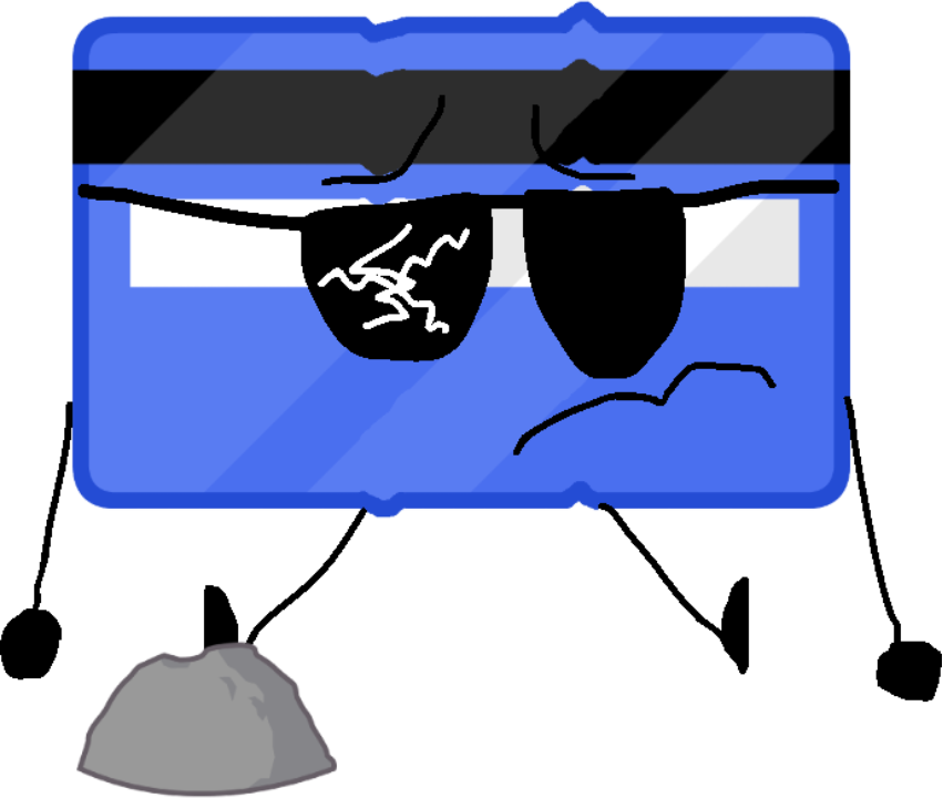 Bfdi Magic Card A Credit Card, Who Broke (BFDI Fanart) by SpikyDangerousFlower on ...