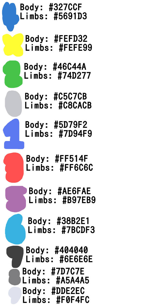 Usage of Math Symbol Color Palette (BFDI) by SpikyDangerousFlower on ...