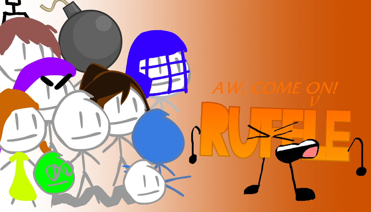Bfdi Ruff Ruff Ruff Ruffle's Jealously (BFDI Fanart) by SpikyDangerousFlower on DeviantArt