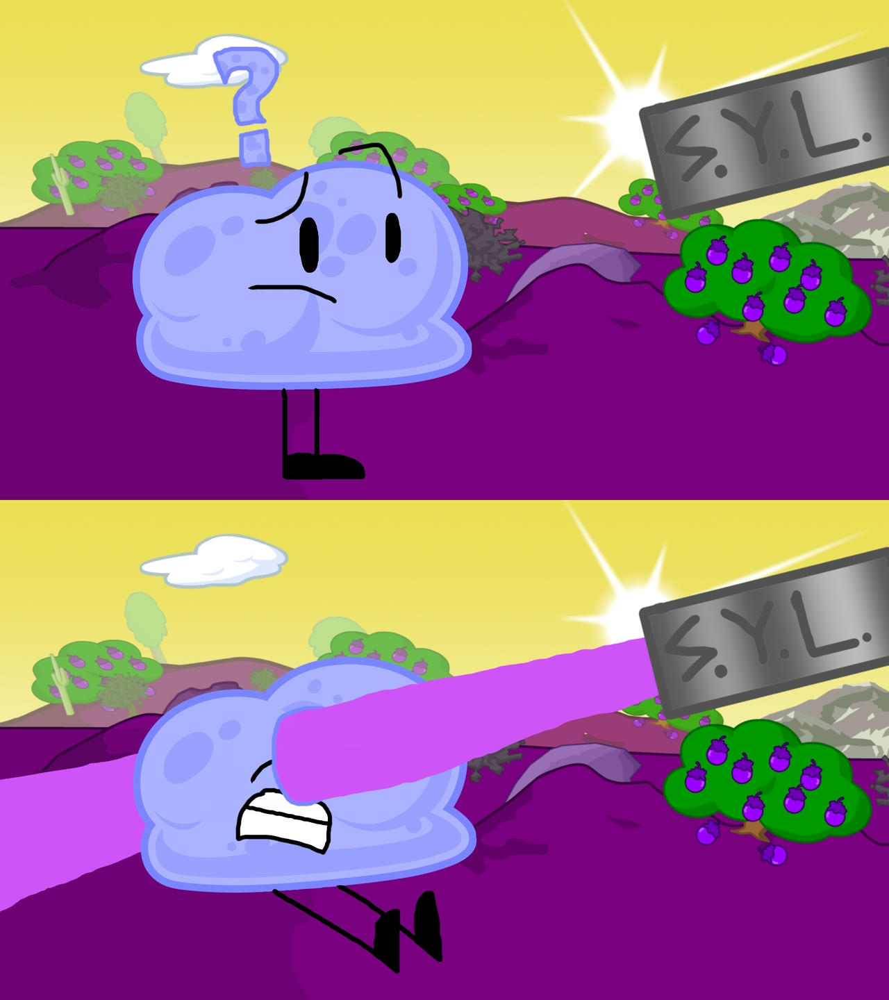 Bfdi Minecraft Winner What if Winner gets shot by the S.Y.L.? (BFDI) by SpikyDangerousFlower ...