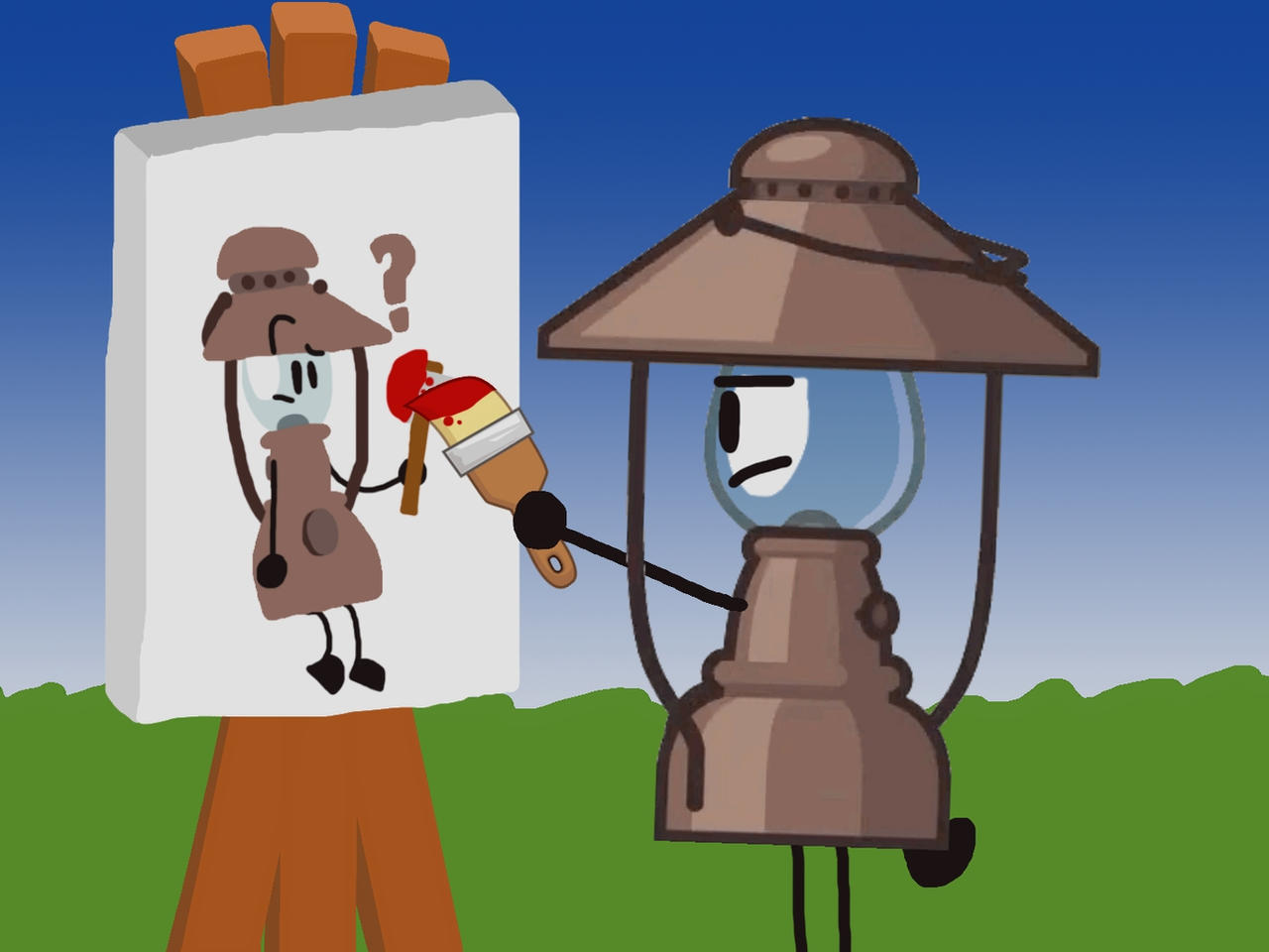 Painting the Horrible Memories (HfjONE Fanart) by SpikyDangerousFlower ...