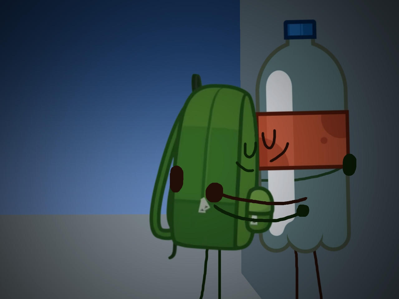 Friendly Hugs (HfjONE Fanart) by SpikyDangerousFlower on DeviantArt