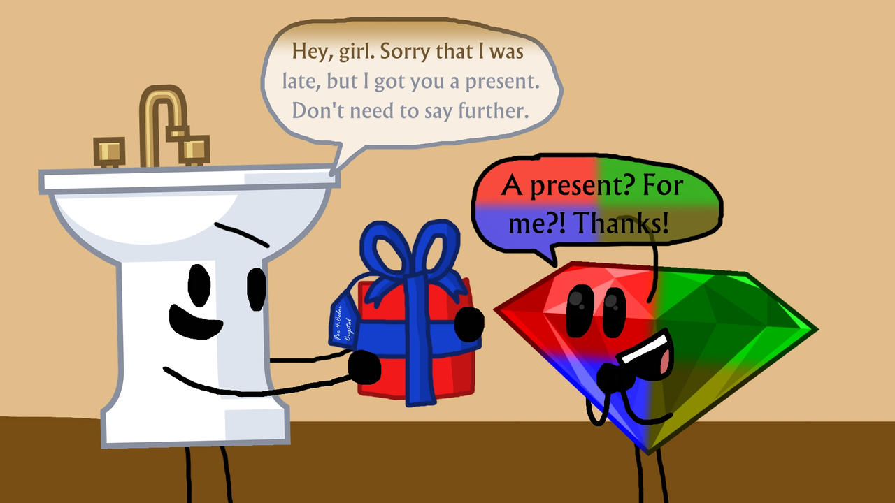 Kitchen Sink's Belated Christmas Present (BFDI) by SpikyDangerousFlower ...