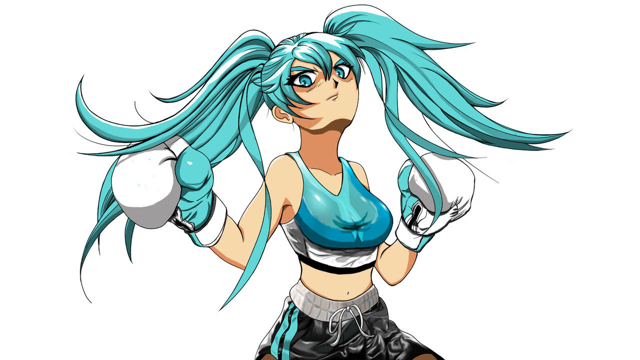 Boxing Hatsune Miku by SyoranSaga on DeviantArt