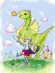 : Little Dragon Hunter : by IreneRoga