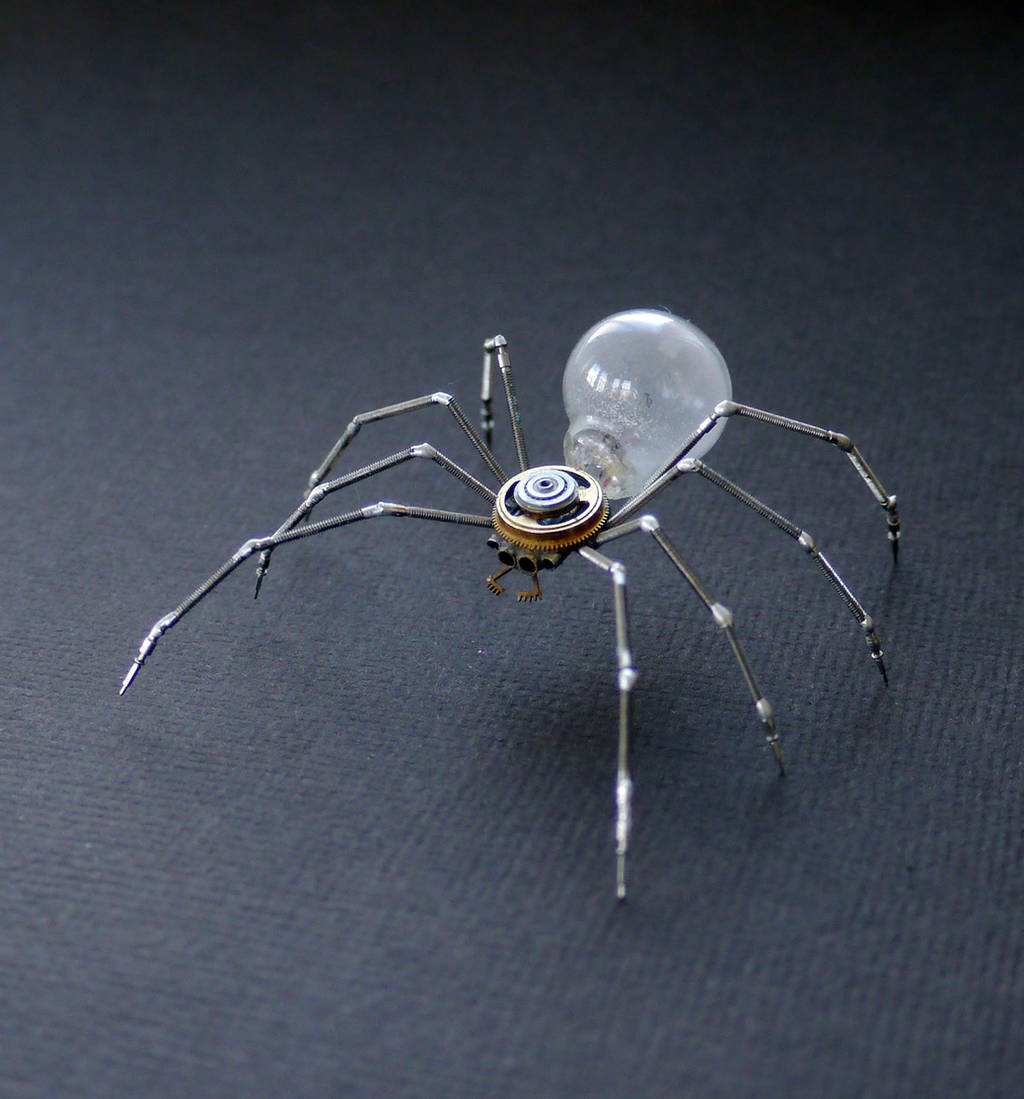 Clockwork Spider No 38 by AMechanicalMind