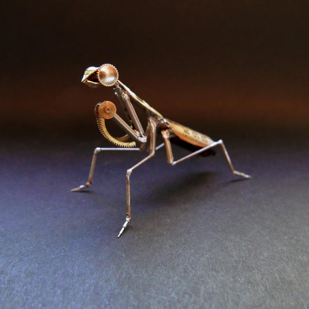 Watch Parts Praying Mantis No 49 by AMechanicalMind