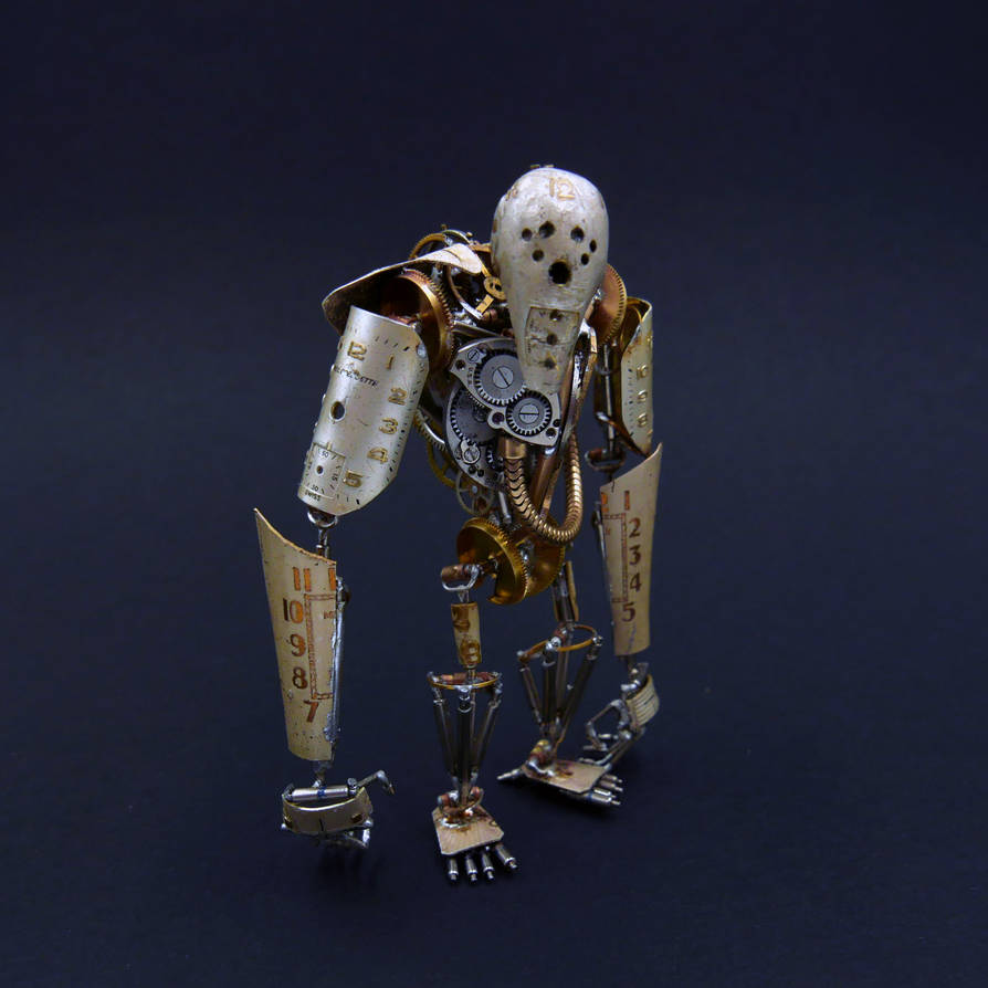 Watch Parts Creature 'Greeper' by AMechanicalMind