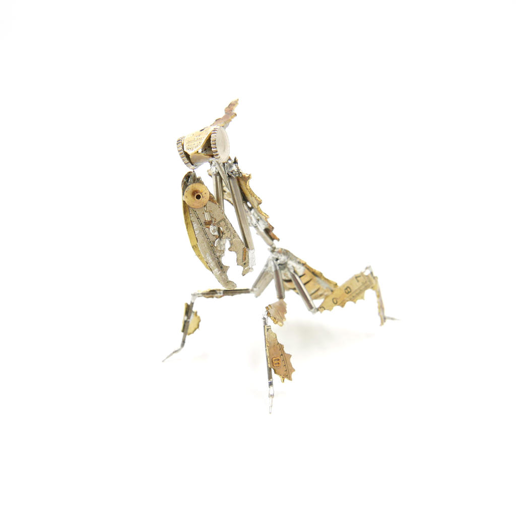 Watch Parts Praying Mantis 54 Ghost Mantis IV by AMechanicalMind