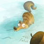 #35 Daily Paint - Scrat