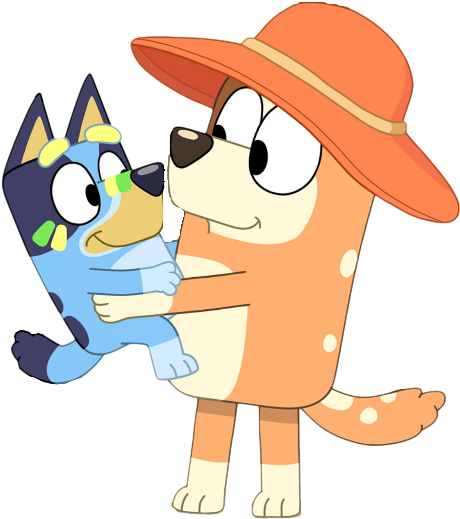 Chilly Blu Bluey And Chilli ''The Beach'' Render by Kahdin on DeviantArt