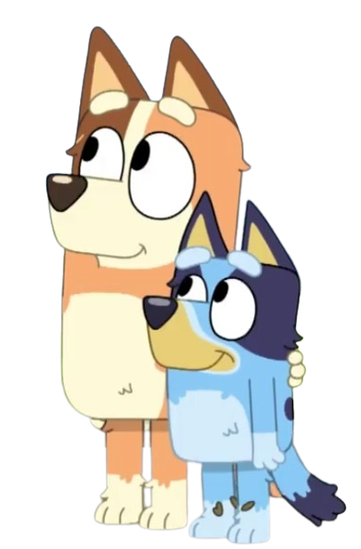 Chilly Blu Bluey And Chilli 'Rain' Render by Kahdin on DeviantArt