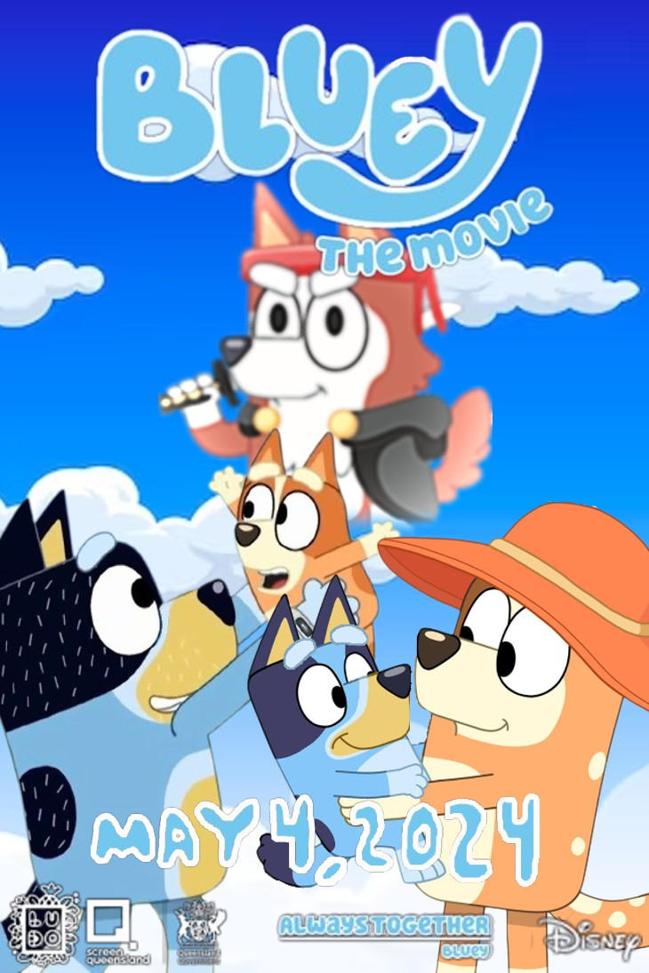 Bluey The Movie Poster by Kahdin on DeviantArt