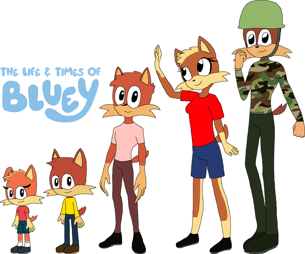 Rusty's Family (The Life And Times Of Bluey) by Kahdin on DeviantArt