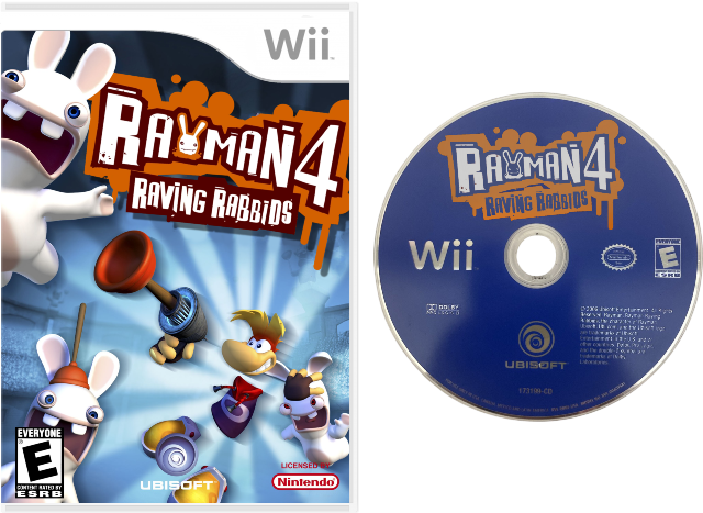 (KCU) Rayman 4 Raving Rabbids Nintendo Wii Render by Kahdin on DeviantArt
