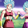 Kale Caulifla SSJB - DBZ Colors