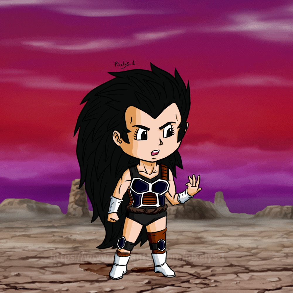 Female Raditz Female Raditz - DBZ colors by AnthonyRavallot on DeviantArt